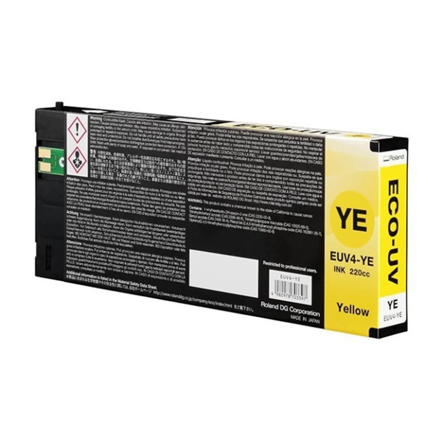Roland DG ECO-UV4 Inks, 220cc Cartridges