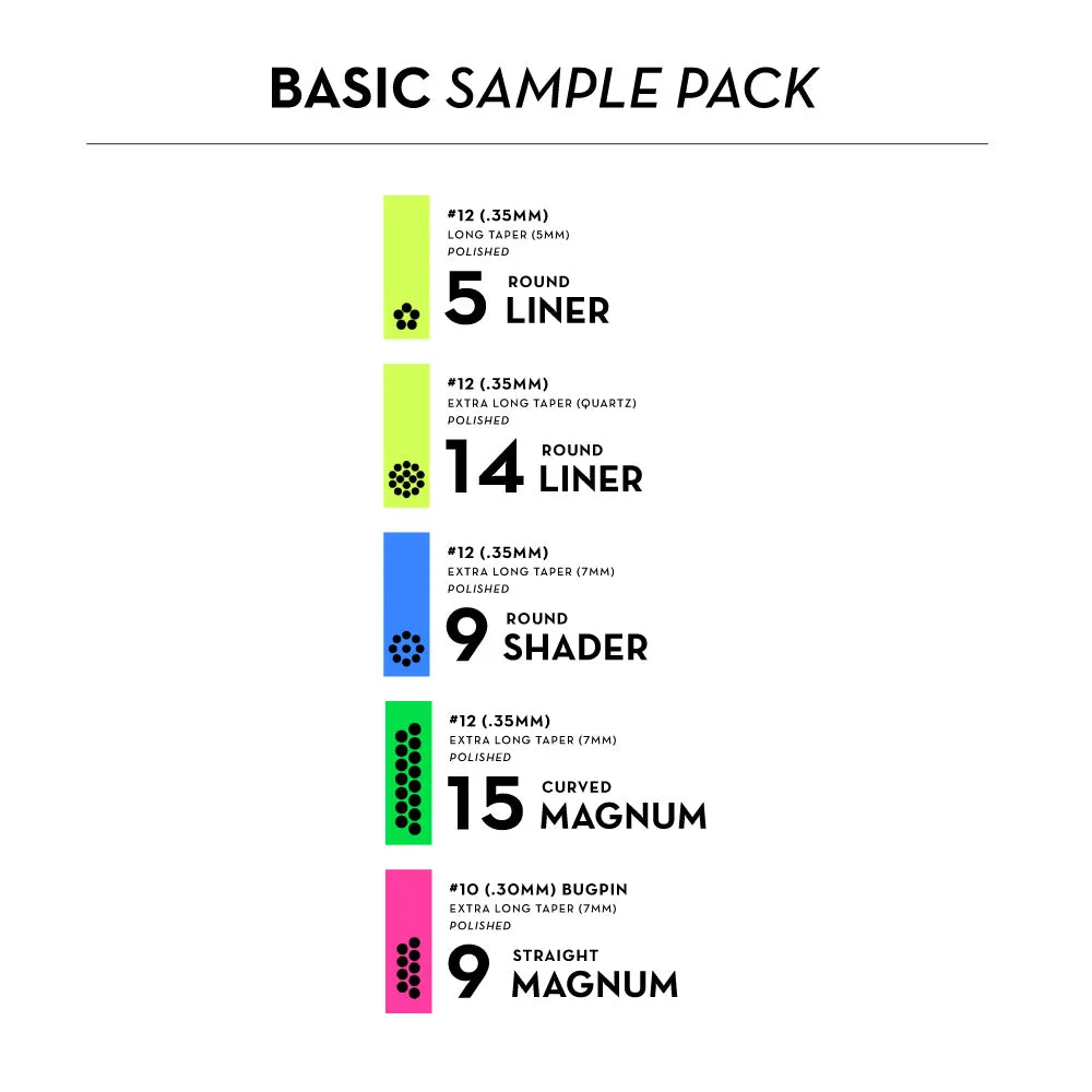 Stellar Needle Cartridges — Sample Pack - Basic