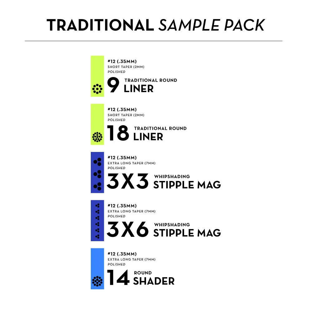 Stellar Needle Cartridges — Sample Pack - Basic