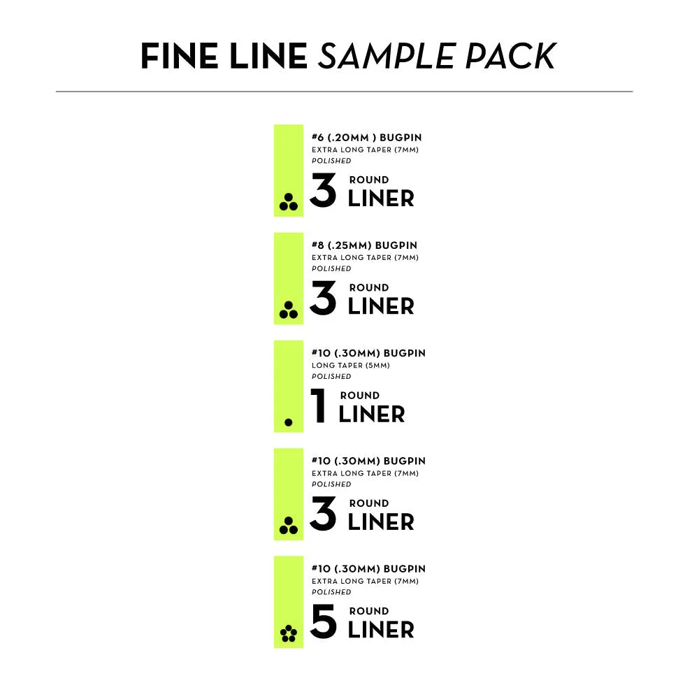 Stellar Needle Cartridges — Sample Pack - Basic