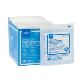 Sterile 100% Cotton Woven Gauze Sponges, Various Sizes
