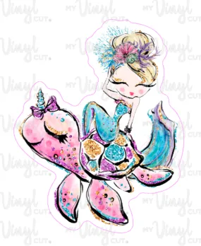 Sticker 18B Mermaid
