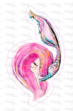 Sticker 18C Mermaid