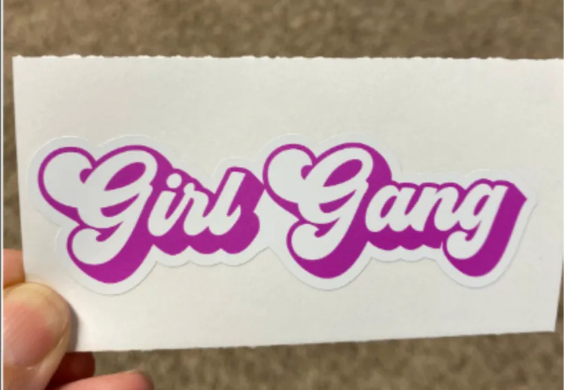 Sticker 1B Girl Gang