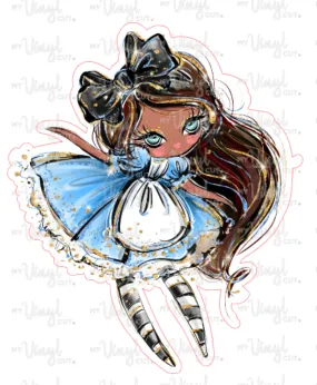 Sticker 21D Alice in Wonderland Dark Skin