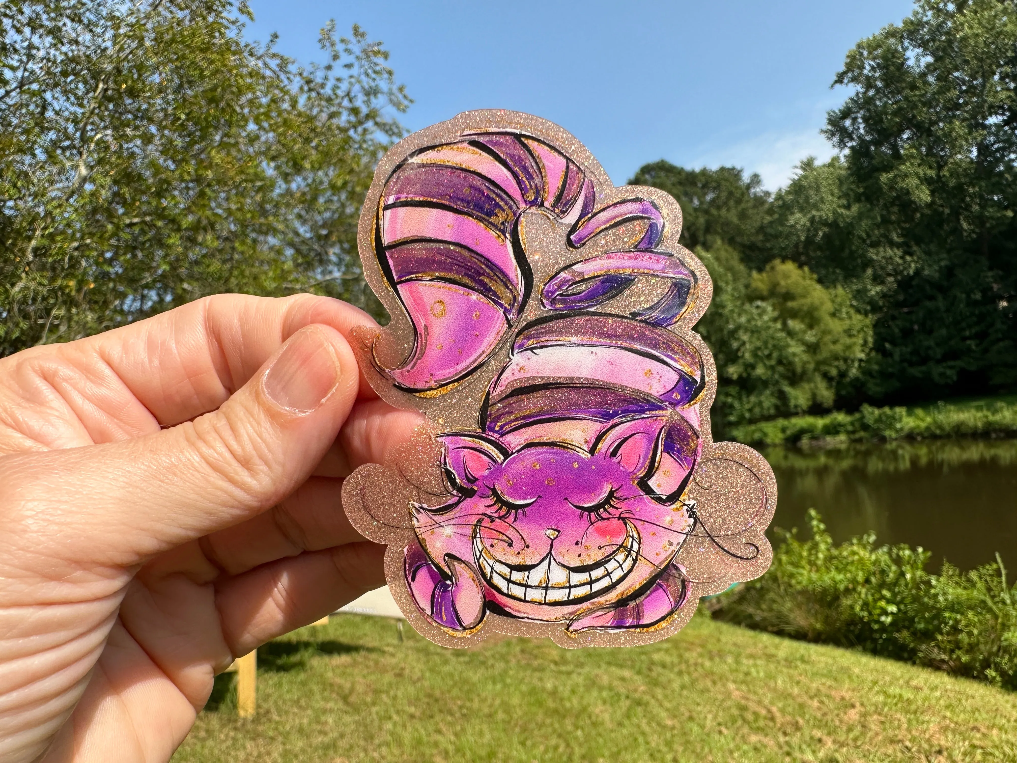 Sticker 21E Alice in Wonderland Cheshire Cat
