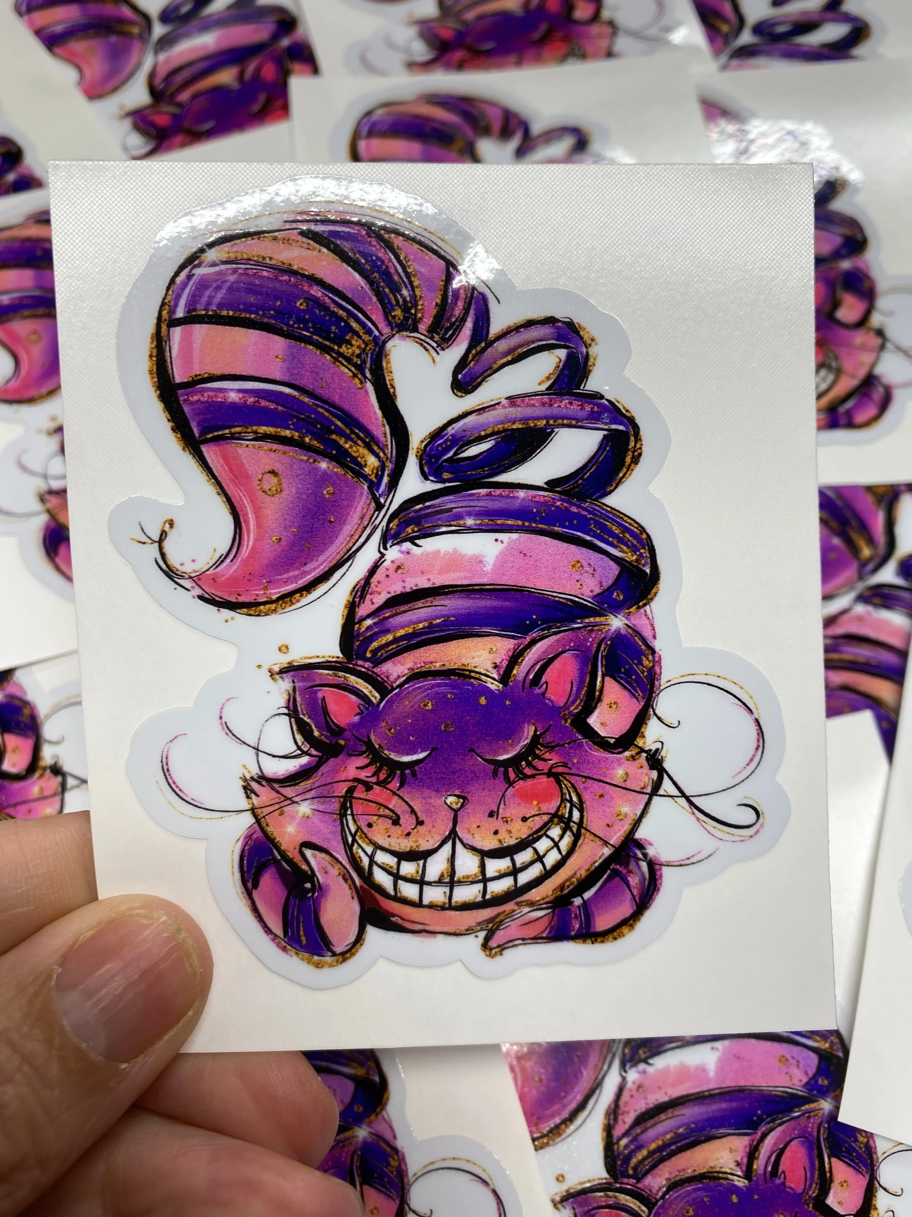 Sticker 21E Alice in Wonderland Cheshire Cat