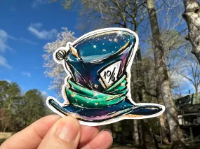 Sticker 21G Alice in Wonderland Mad Hatter Hat