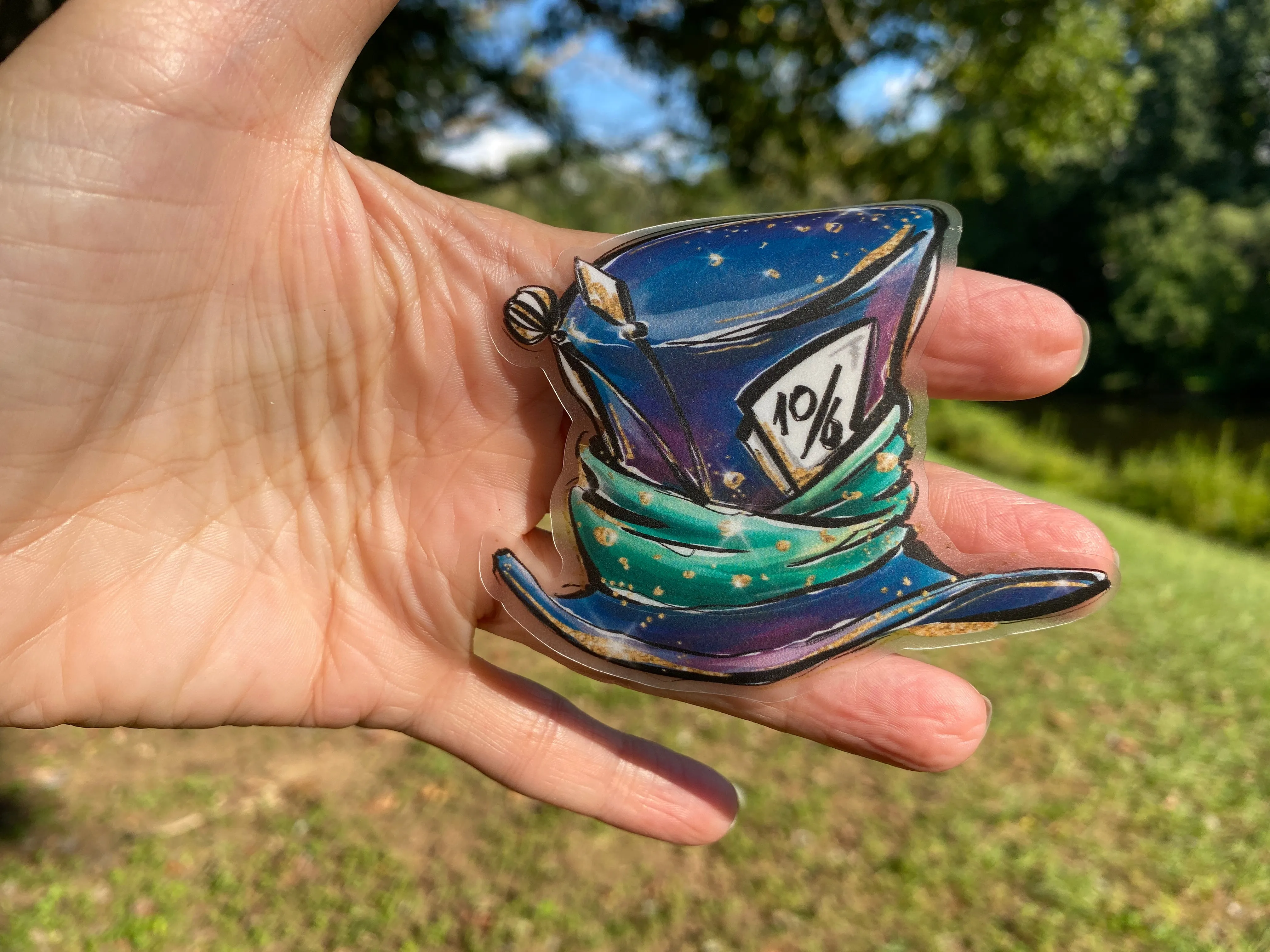 Sticker 21G Alice in Wonderland Mad Hatter Hat