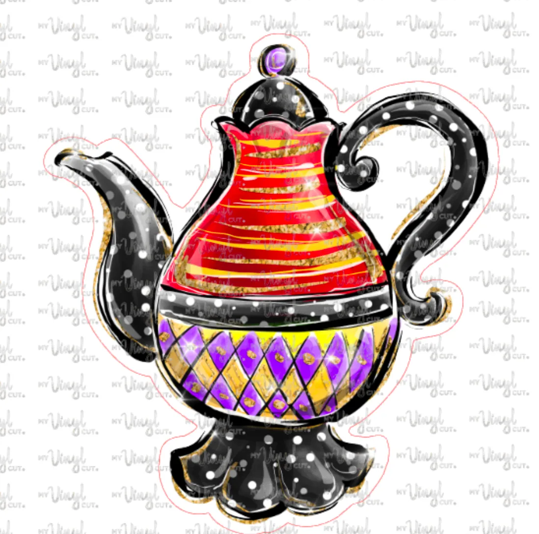 Sticker 21H Alice in Wonderland Teapot