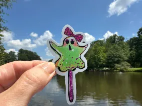 Sticker 23G Halloween Green Ghost Pop