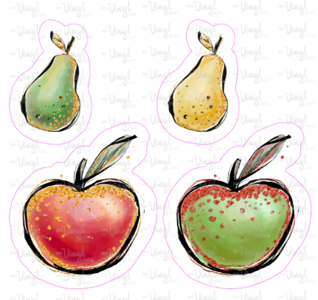 Sticker 28N Fall Market Fruit Set