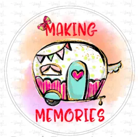 Sticker | 36M | Making Memories | Waterproof Vinyl Sticker | White | Clear | Permanent | Removable | Window Cling | Glitter | Holographic