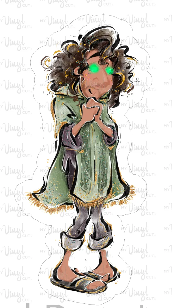 Sticker | 42C | Bruno | Waterproof Vinyl Sticker | White | Clear | Permanent | Removable | Window Cling | Glitter | Holographic