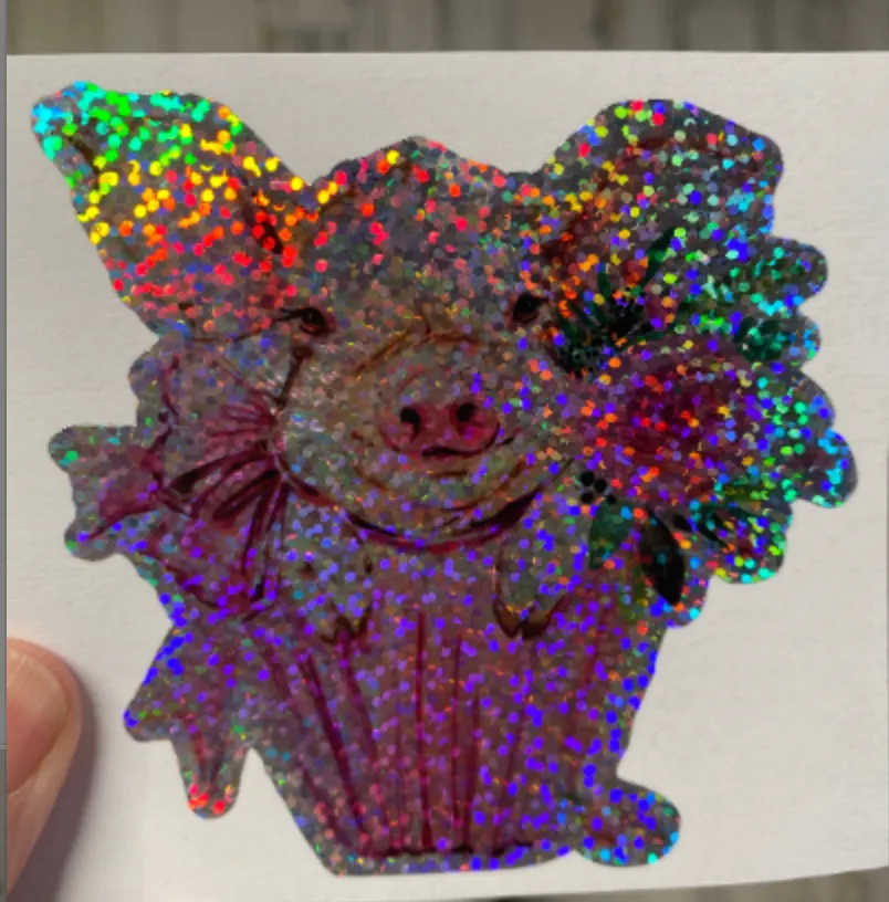 Sticker 47K Pig Cupcake