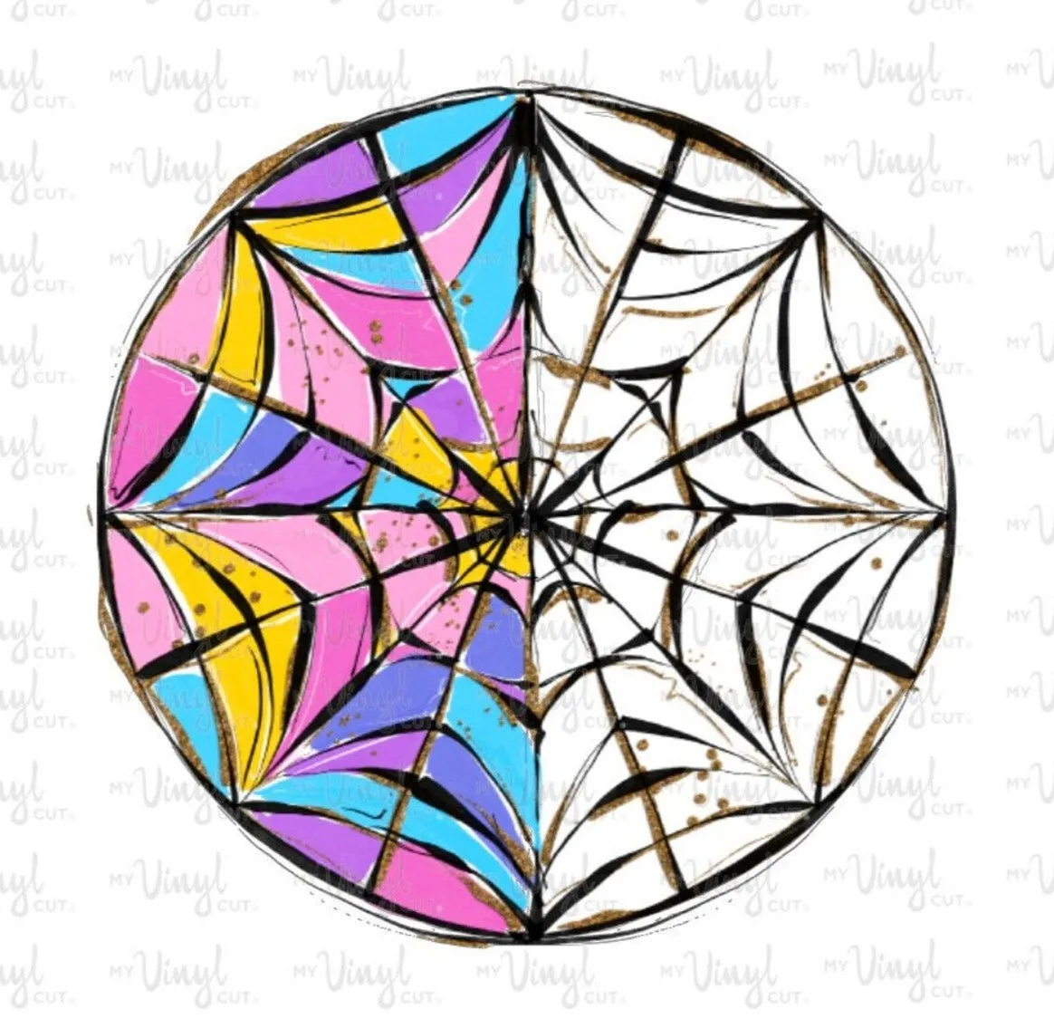 Sticker | 68B | Ophelia Hall Window Sticker | Waterproof Vinyl Sticker | White | Clear | Permanent | Removable | Window Cling | Glitter | Holographic