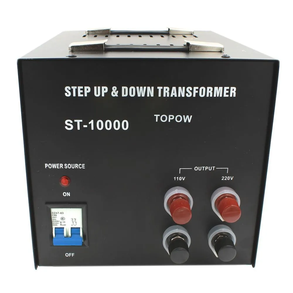 Topow 10000 Watt Step Up and Down Voltage Converter Transformer 110V and 220V