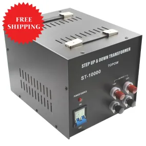 Topow 10000 Watt Step Up and Down Voltage Converter Transformer 110V and 220V