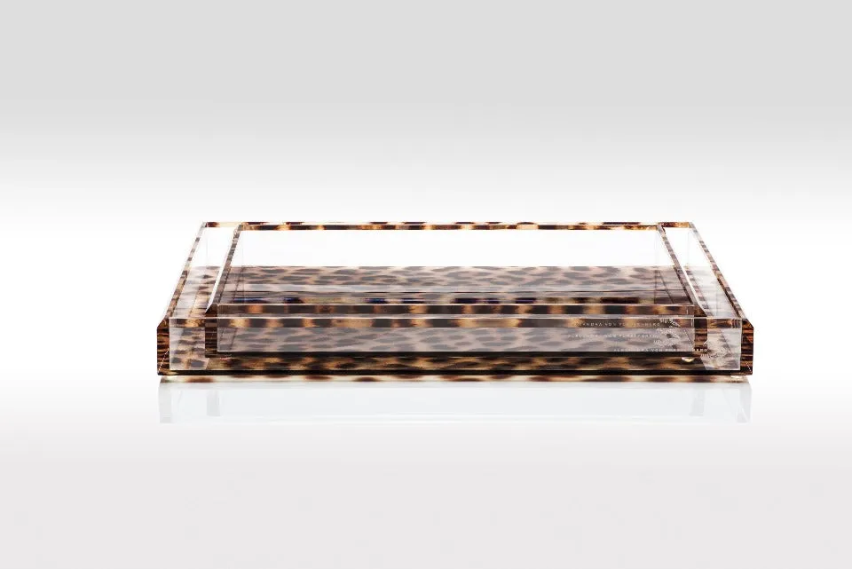 Tray in Leopard Print