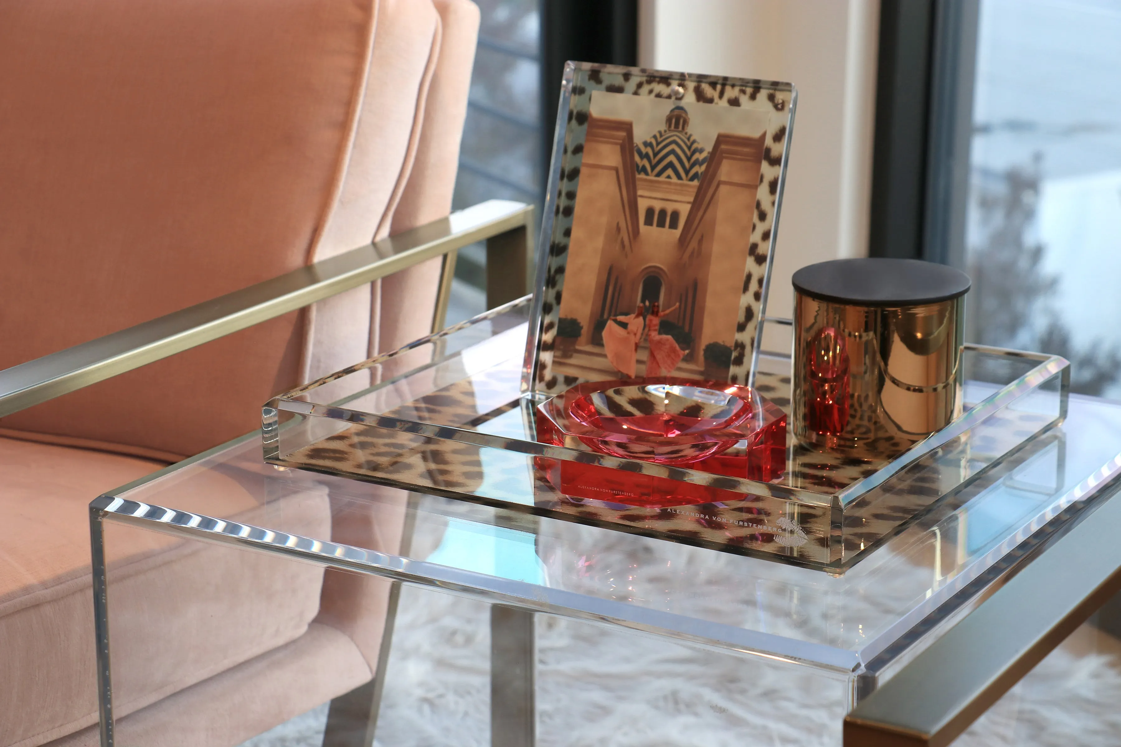 Tray in Leopard Print