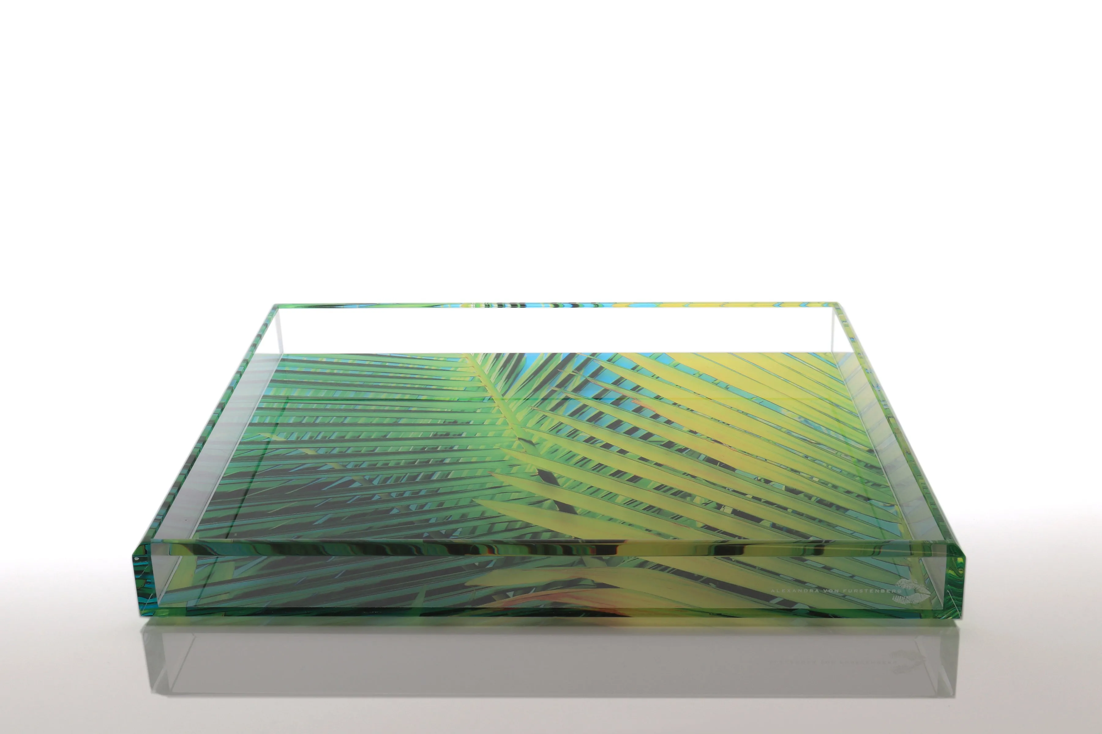 Tray in Palm Print