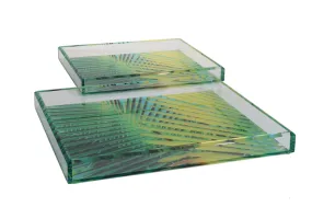 Tray in Palm Print