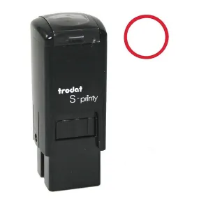 Trodat Small S-Printy Stamp - Circle, Red
