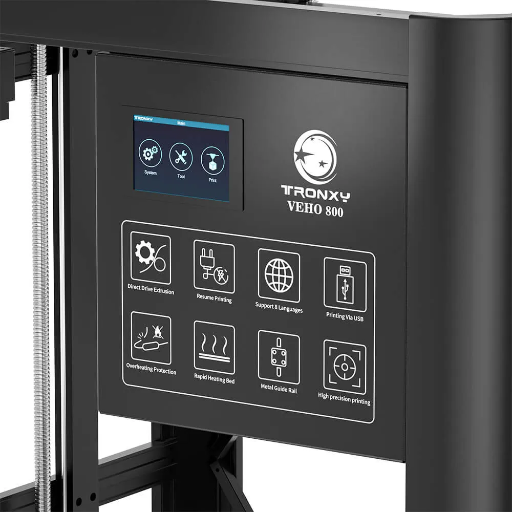Tronxy VEHO 1000-20 Large Scale 3D Printer Print Size 1000x1000x2000mm