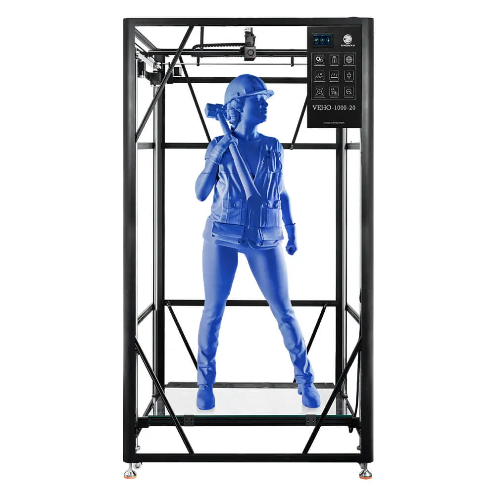 Tronxy VEHO 1000-20 Large Scale 3D Printer Print Size 1000x1000x2000mm