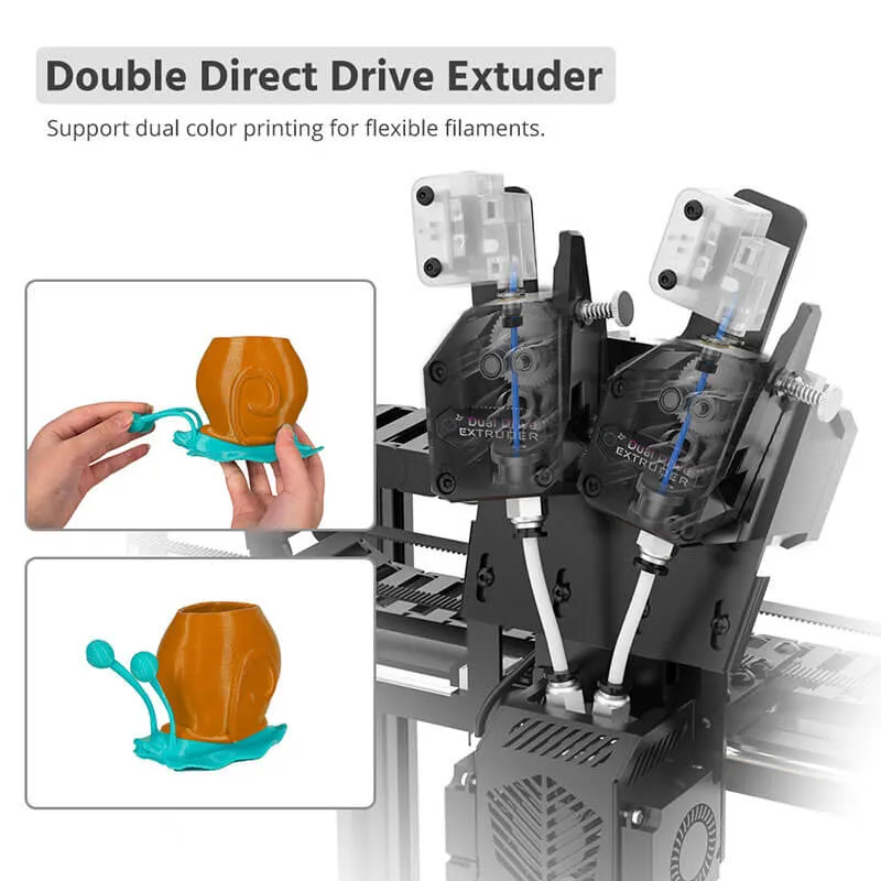 Tronxy VEHO 600 2E Dual Extruder 3D Printer Print Size 600x600x600mm