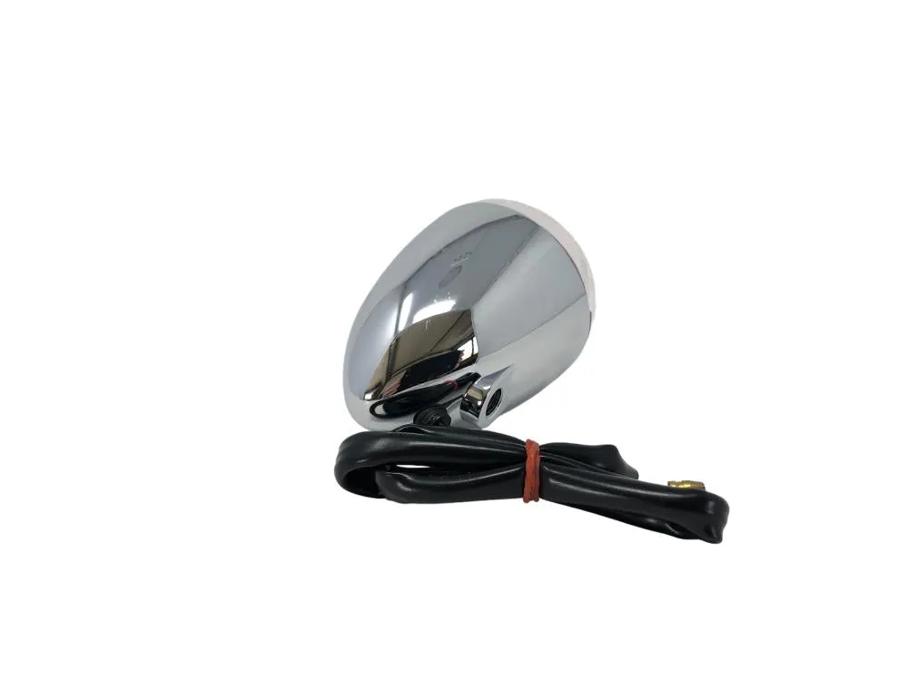 Turn Signal/Indicator (1) Harley-Davidson Style - Chrome - Highway Hawk H68-7011