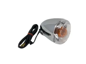 Turn Signal/Indicator (1) Harley-Davidson Style - Chrome - Highway Hawk H68-7011