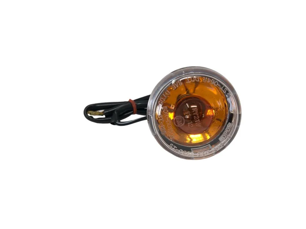 Turn Signal/Indicator (1) Harley-Davidson Style - Chrome - Highway Hawk H68-7011