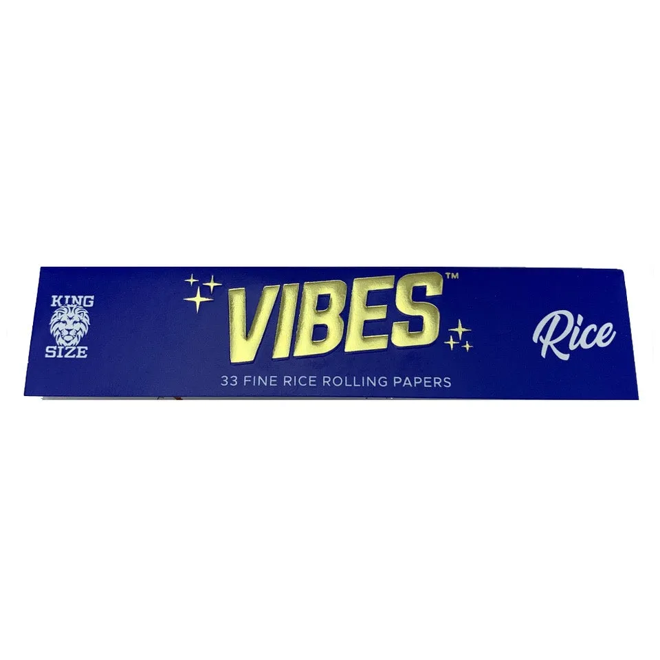 Vibes - King Size Slim - Rice Papers