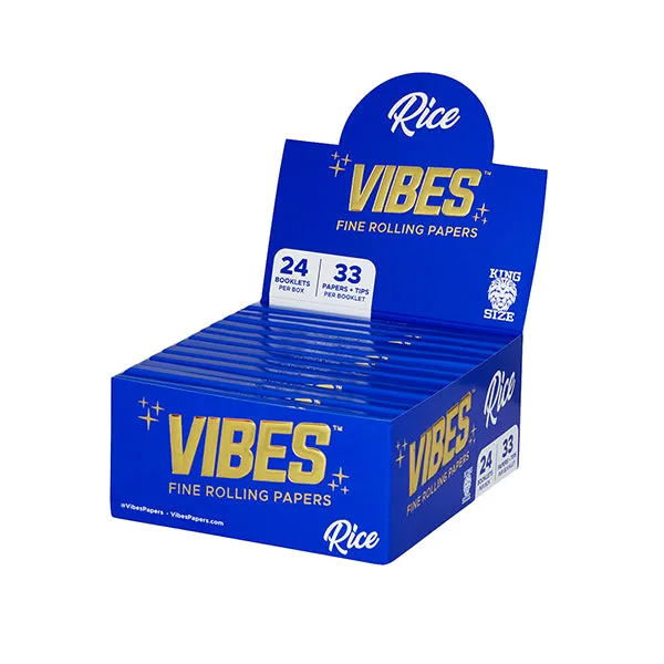 Vibes - King Size Slim - Rice Papers