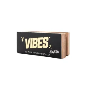 Vibes Tips Black - Perforated WIDE Natural Kraft Card