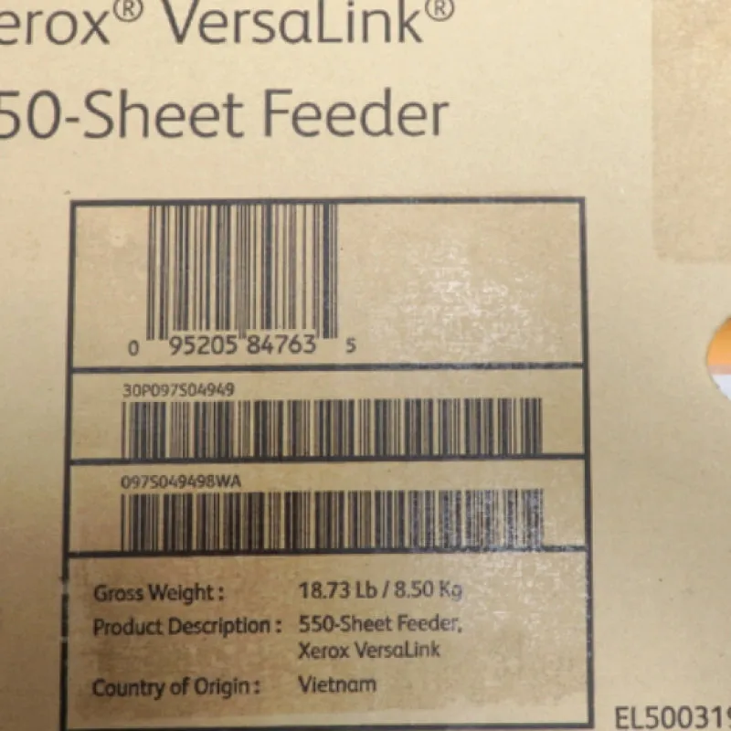 Xerox 097S04949 550-Sheet Paper Tray for VersaLink B600 / C500 / C600 Series