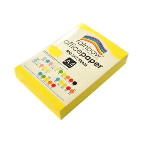 Yellow A4 Coloured Office Paper 500 Sheets
